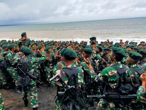 Divif 2 Kostrad TNI AD Lantik 500 Personel Raider Baru di Banyuwangi