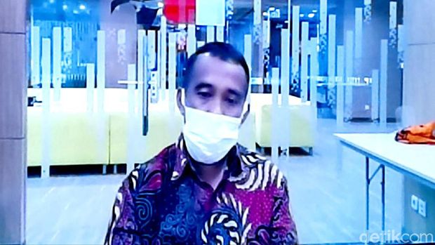 Eks Sekdis PUTR Sulsel Edy Rahmat divonis 4 tahun penjara. (Hermawan/detikcom)