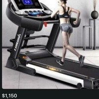 Tread mill nya tampak jauh lebih besar dari orang yang menggunakannya. Mungkin ini yang dinamakan tread mill raksasa? Foto: Reddit