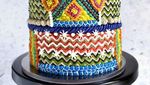 Cantik! 10 Kue Motif Rajut Persis Rajutan Tangan Asli