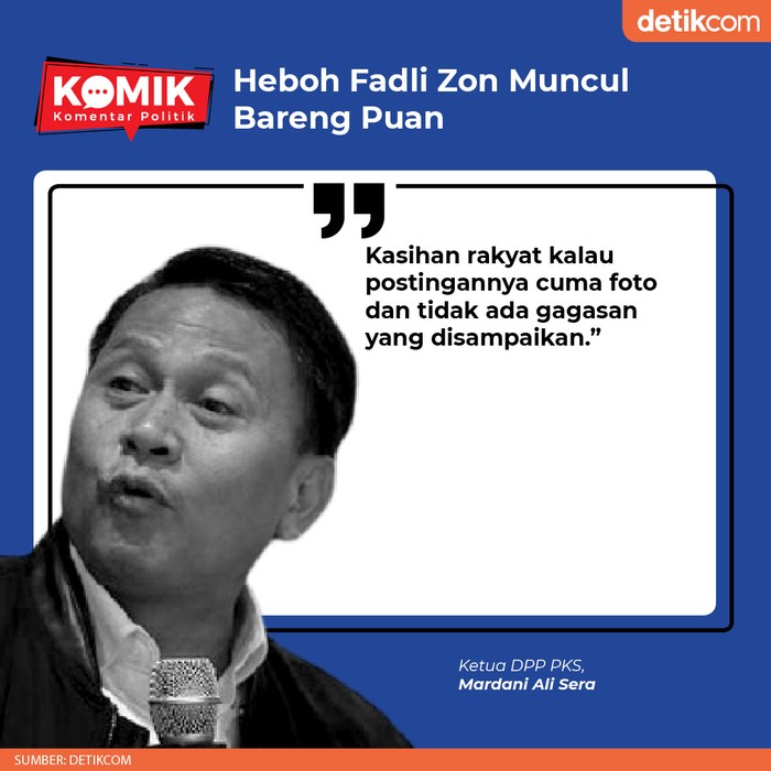 Heboh Fadli Zon Muncul Bareng Puan (Tim Infografis detikcom) Heboh Fadli Zon Muncul Bareng Puan (Tim Infografis detikcom)