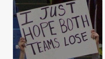 Kalau ini dari fans Liverpool yang tidak suka Chelsea dan Manchester United. Foto: (Twitter)