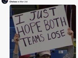 Meme Chelsea Nyaris Dibikin Malu Manchester United