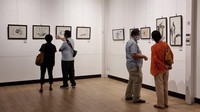 Pameran seni rupa kontemporer Guo Peng bisa dilihat sampai 19 Desember 2021. Yuk, lihat-lihat lukisannya!  Foto: Yun Artified Community Art Center