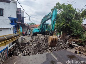 Perbaikan Gorong-gorong, Jalur Lingkar Selatan Pasuruan Ditutup Sebulan