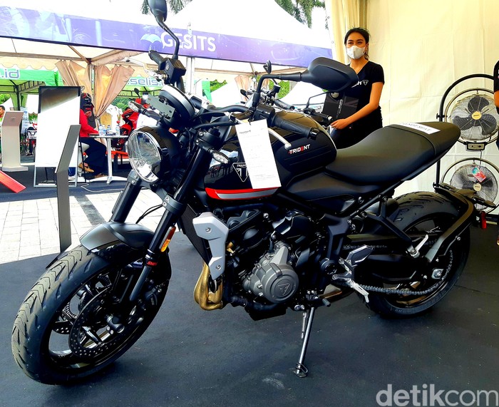 Trident 660 debut di Indonesia pada gelaran IAM x IIMS Motobike Show 2021