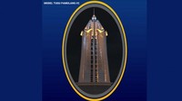 Begini desain Tugu Pamulang yang akan dibangun. Akankah bakal mirip dengan desainnya nanti? (Dok. Instagram Gubernur Banten Wahidin Halim).