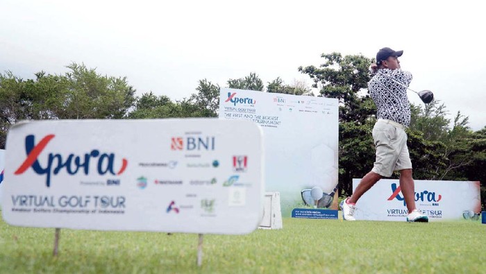 Turnamen Xpora Virtual Golf Tour 2021 usai digelar. BNI yang menjadi sponsor acara itu meyakini ajang golf bergengsi menggairahkan UMKM pariwisata di Bali.