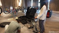 Namun, jika mau menyewa traveler harus booking dari jauh-jauh hari. Banyaknya event sepedaan menjadikan sulit menyewa bike box jika waktunya mepet (Tasya Khairally/detikcom)