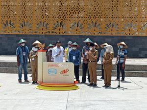 Jokowi Resmikan Bendungan Tugu di Trenggalek