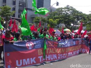Massa Buruh di Jateng Demo Lagi, Tuntut UMK Naik 16 Persen