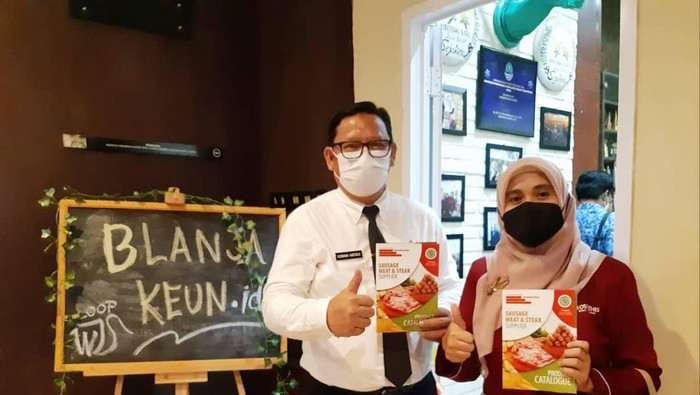 Dokumentasi Dinas Koperasi dan Usaha Kecil Jabar launching Blanjakeun