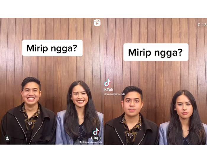 Foto Jerome dan Maudy Ayunda.