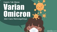 Varian Omicron memiliki lebih dari 30 mutasi, terbanyak dibanding varian COVID-19 lain yang pernah ada.