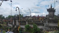 Tata ruang desa menjadi ikon bagi Desa Wisata Penglipuran Bali. Ada Parahyangan, Pawongan dan Palemahan. (Tasya Khairally/detikcom)