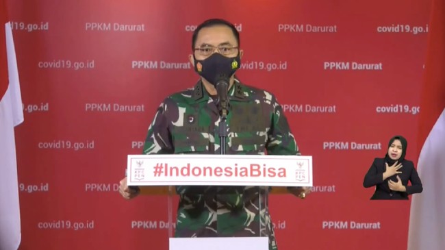 Kapuspen TNI Mayjen TNI Prantara Santosa (Screenshot YouTube BNPB)