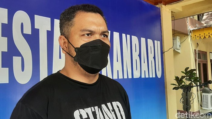 Kasat Reskrim Polresta Pekanbaru, Kompol Juper Lumbantoruan (Raja Adil/detikcom)
