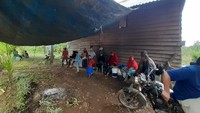 BPBD Bener Meriah mendapat laporan adanya rumah dirusak gajah tersebut, Senin (29/11). BPBA masih mendata warga yang mengungsi (dok BPBA)