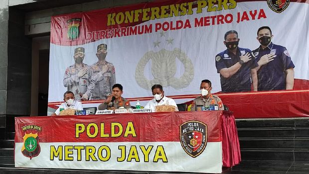 Konferensi pers di Polda Metro Jaya (Foto: Rakha/detikcom)