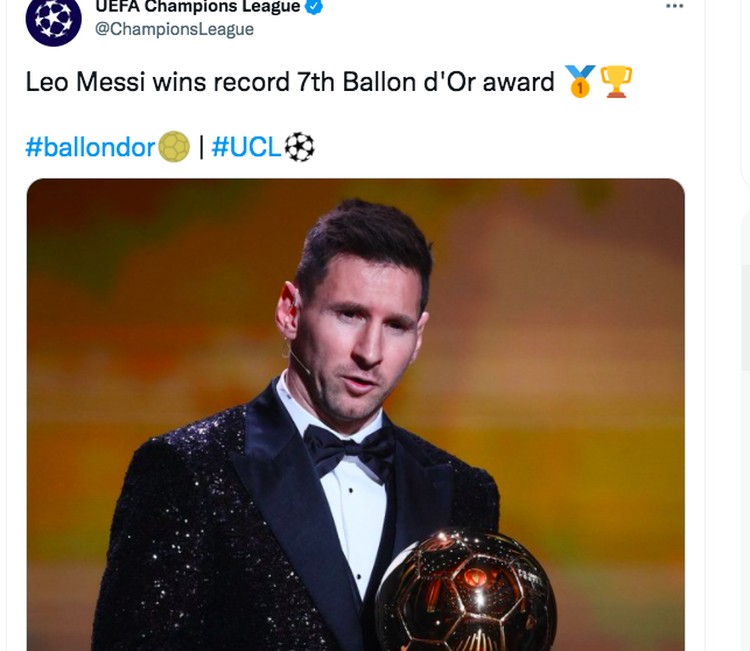 Meme Messi Ballon Dor