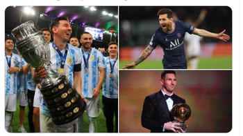Messi disebut pantas mendapatkan Ballon Dor terutama dengan persembahan Copa America bagi Argentina. Foto: Twitter