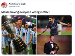 Messi 7 Kali Ballon DOr, Netizen: Sama dengan Nomor Punggung Ronaldo
