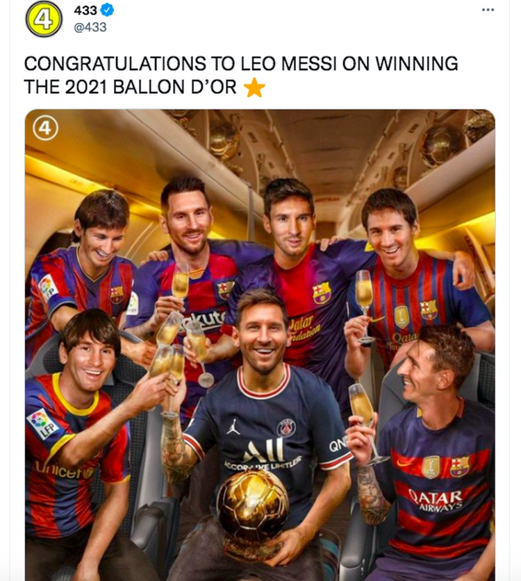 Meme Messi Ballon Dor