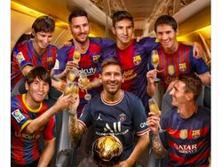 Messi 7 Kali Ballon DOr, Netizen: Sama dengan Nomor Punggung Ronaldo