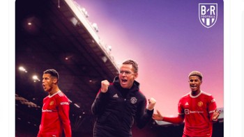 Banyak sambutan positif untuk Ralf Rangnick melatih Manchester United. Foto: Twitter