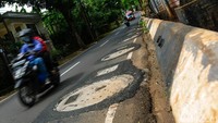 Begini penampakan sumur resapan di Jalan Lebak Bulus III, Kelurahan Lebak Bulus, Kecamatan Cilandak, Jakarta Selatan, Selasa (30/11/2021) pukul 10.00 WIB. Lokasinya dekat GPIB Sumber Kasih.