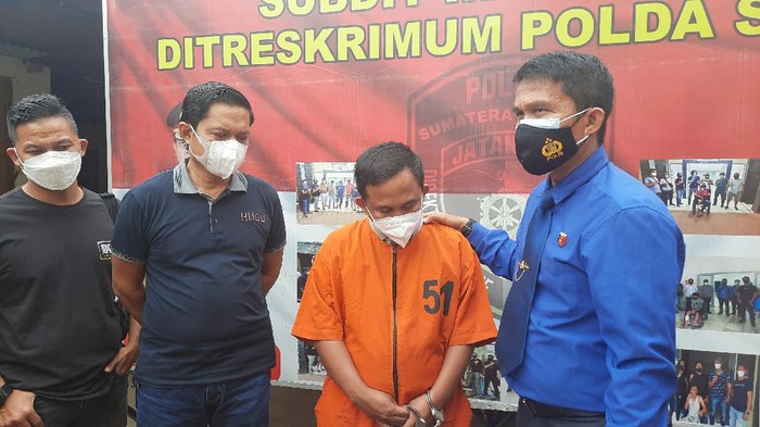 Polda Sumsel tangkap penipu Rp 623 juta (M Syahbana-detikcom)