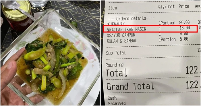 Resto Ini Dituduh Getok Harga karena Jual Kailan Ikan Asin Rp 60 Ribu Resto Ini Dituduh Getok Harga karena Jual Kailan Ikan Asin Rp 60 Ribu