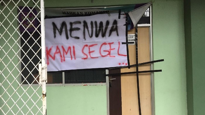Sekretariat Menwa UPN disegel (Dok istimewa)