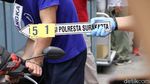 Suasana Reka Ulang Pembunuhan Satpam Gudang di Solo