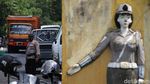 Suasana Reka Ulang Pembunuhan Satpam Gudang di Solo