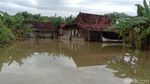 Sungai Silugonggo Meluap, Permukiman di Pati Terendam Banjir