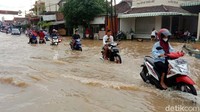 BPDB Kabupaten Kudus mencatat hingga pagi ini ada dua desa di Kecamatan Mejobo terendam banjir.