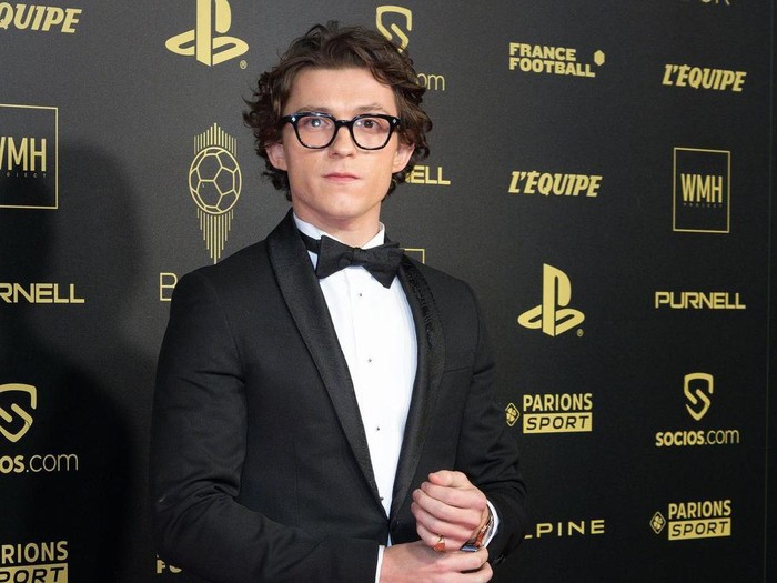 Tom Holland & Zendaya Tom Holland dan Zendaya menghadiri Ballon DOr Awards di Paris, Perancis, Senin (29/11/2021) waktu setempat.