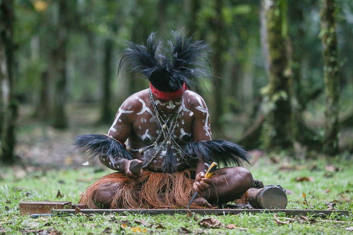 Ukiran Suku Kamoro Papua