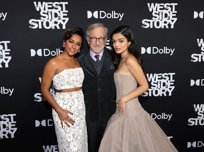 Sutradara dan bintang film West Side Story di karpet merah New York Premiere, Senin (29/11/2021) malam waktu setempat.