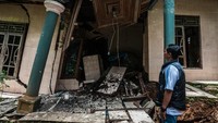 Musibah ini terjadi akibat curah hujan yang tinggi selama tiga hari di daerah itu.
