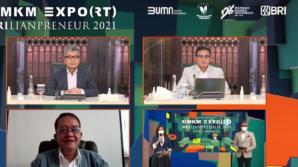 BRI Buka Pameran UMKM EXPO(RT) BRILIANPRENEUR 2021
