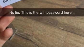 Password wifi hotel yang sangat panjang. Foto: Boredpanda