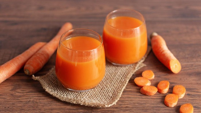 Tren makan wortel untuk ubah warna kulit.