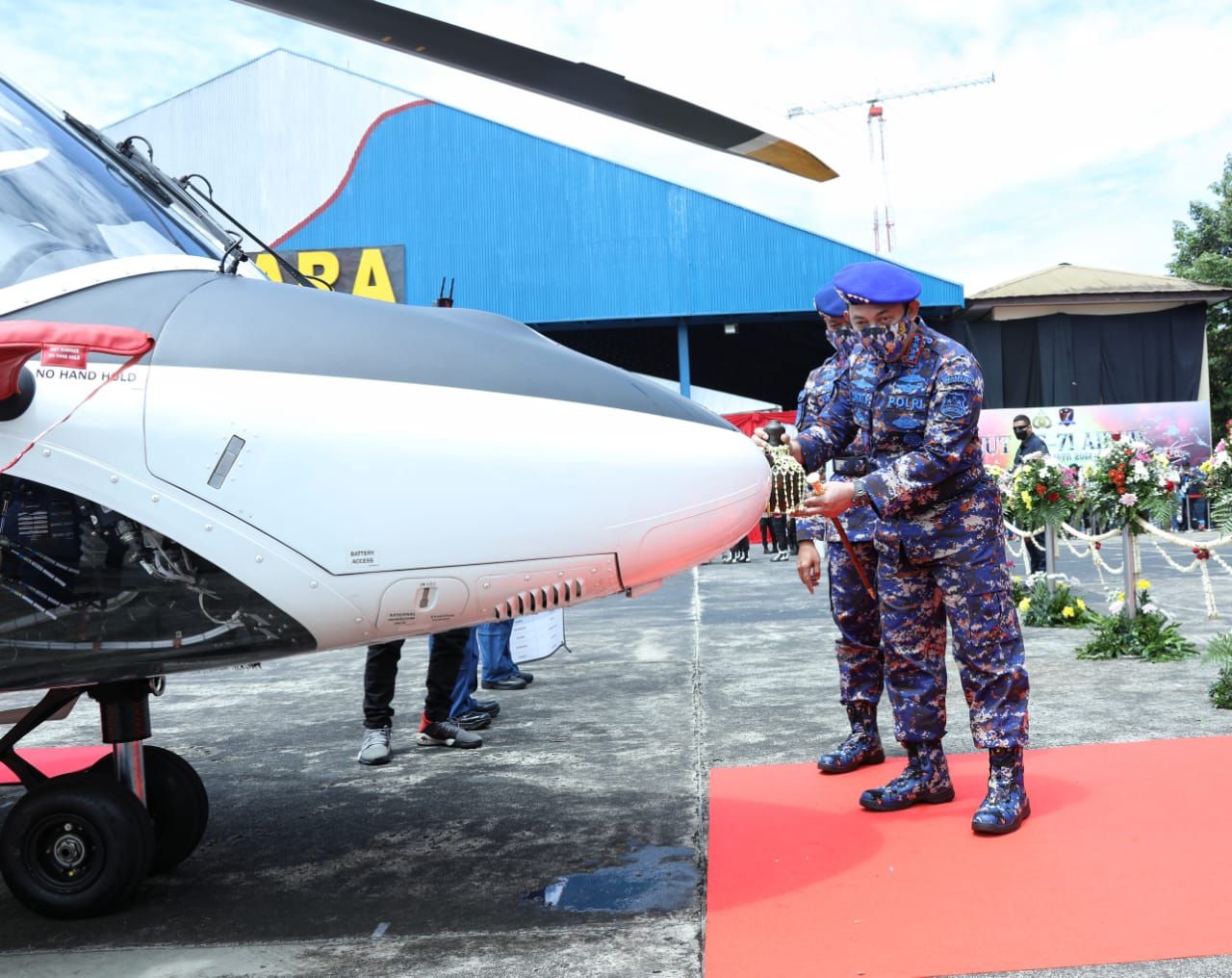 Kapolri Jenderal Listyo Sigit di peringatan HUT ke-71 Korpolairud
