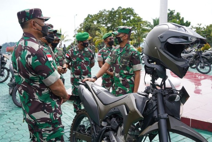 Kodam XVII/Cenderawasih Terima 3 Rantis dan 64 Motor Trail