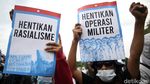Aliansi Mahasiswa Papua Beraksi di Patung Kuda Jakarta, Ada Apa?
