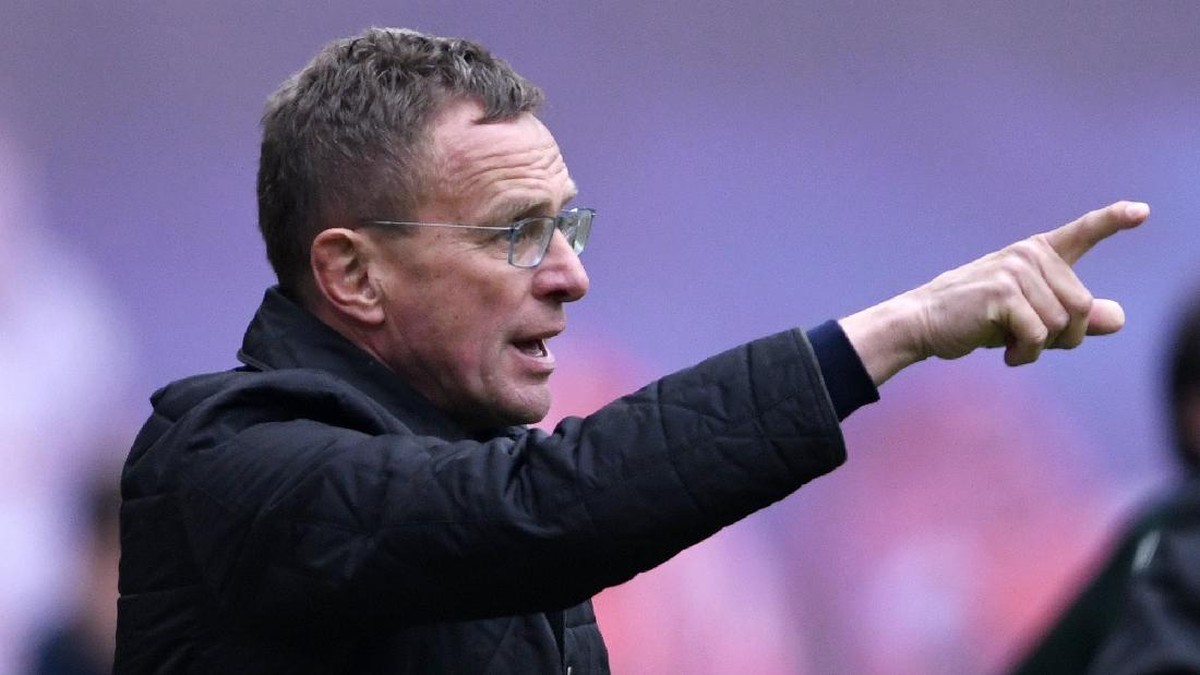 Manajer interim MU, Ralf Rangnick. (Foto: Jens Meyer/AP)