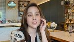 Agatha Chelsea Kandidat Wanita Cantik Dunia, Ini Pesonanya Saat Ngopi