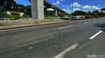 Ampun... Aspal Jalan Keluar Bandara Halim Banyak Lubang